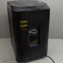Amazon Basics 150 Sheet Autofeed Micro Cut Paper Credit Card Shredder for Security, Black