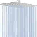 NearMoon Rain Shower Head, High Flow Stainless Steel Square Rainfall Shower, Waterfall Bath Shower Body Covering, Ceiling or Wall Mount (12 Inch, Chrome Finish)