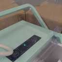 Sweetcrispy Countertop Ice Maker with Scoop, Basket and Handle, Portable Ice Machine 9 Ice Cubes Ready in 6 Mins, 26.5lbs in 24Hrs, 2 Sizes for Home Kitchen Office Bar Party, Green