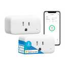 SwitchBot HomeKit Smart Plug Mini 15A  No Hub Required, Energy Monitoring, WiFi (2.4GHz), Works with Siri, Alexa, Google Home, Energy Saving & Automation