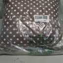 1 Pc Classic Coffee Brown Polkadots Pattern, Boho Polka Dot Throw Pillow 16"L x 16"W