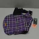 Kuoser Waterproof Dog Coat, Reversible Dog Jacket for Medium Dogs, Adjustable Durable Doggie Winter Coat Warm Puppy Cold Weather Apparel from Small to Large Breed, Purple M (Medium (Pack of 1))