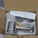 Large Stainless Steel Slicer Shredder Attachment for KitchenAid Mixers, Dishwasher Safe Salad Maker, Cheese Grater Accessories with 3 Blades & 1 Knob Thumb Screw