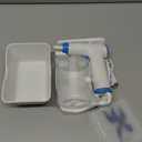 Ear Wax Removal, Electric Ear Cleaning Kit with Light, FSA-HSA-Eligible, Ear Irrigation Kit with 4 Pressure Modes, Safe and Effective Ear Flush Kit with Ear Cleaner - Includes Basin, Towel & 15 Tips (Blue)