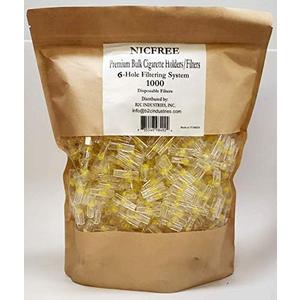 Bulk Cigarette Filters Premium Quality - 1000 Filters + 10 Free