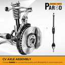 PAROD 662305 CV Axle Assembly Fit for Ford Focus 2012-2018 Front Right Passenger Side 2.0L L4