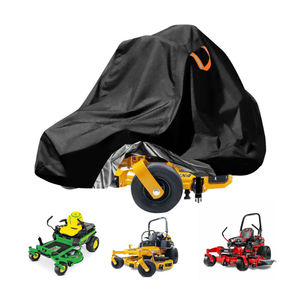 ZeroTurn Lawn Mower Covers,Waterproof Outdoor Riding Mower Cover,Fits up to 60" Decks Rider Lawnmower Tractor Storage Cover,Durable AntiUV 210D Polyester,Reflective Strips 79"Lx47"Wx55"H