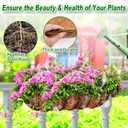 REMIAWY Coco Liners for Planters 24 Inch, 2 Packs Natural Coconut Fiber Coir Flower Basket Window Box Liners, Trough Planter Insert for Outdoor Plant Large Pots Garden Fence Decoration
