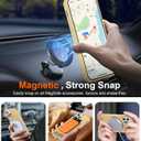 Magnetic Compatible with iPhone 12 Pro Max Case, [Built-in Invisible Kickstand][Compatible with MagSafe][Military Grade Shockproof] Slim Translucent Matte Phone Case for iPhone 12 Pro Max 6.7"