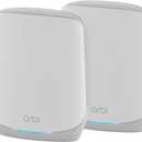 NETGEAR Orbi Whole Home Tri-Band WiFi 6 Mesh Network System (RBK752P)  Router with 1 Satellite Extender, Security Features, Coverage up to 5,000 sq. ft., 75 Devices, AX5200 802.11ax (Up to 5.2Gbps)