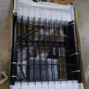 ROOMTEC Large Dog Kennel Outdoor Pet Pens Dogs Run Enclosure Animal Hutch Metal Coop Fence with Roof Cover (4'L x 4'W x 4.25'H)