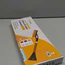 EcoNour 27" Aluminum Ice Scrapers for Car Windshield | Car Snow Scraper Window and Snow Brush with Ergonomic Foam Grip Winter Accessories (Orange)