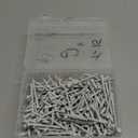 MorningRo #8 x 2 (Approx. 240 Pcs) White Trim Screws 2 lb Box, Durable Wood Screws, Serrated Thread for Secure Fastening, Avoid Cam Out, with a Drill Bit