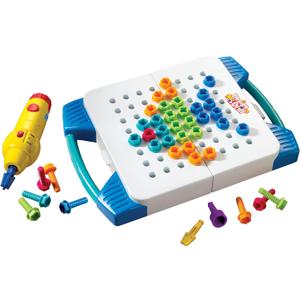 Educational Insights Design & Drill Take-Along Toolkit, 66 Piece Set with Drill Toy, Kids Drill Sets, STEM Toy, for Boys & Girls, Ages 3+