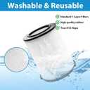 VF4000 Replacement Filter for RIDGID 72947 5-20 Gallon Wet/Dry Vacuums & Husky 6-9 gallon Vacuum, Replacement VF4000 Filter