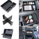 PIMCAR 3-Piece Center Console Organizer Set for 2023-2026 Honda Pilot, 2024-2026 Honda Passport/Ridgeline Accessories, Armrest Hidden Storage Box & Divider ABS Material Interior Accessories