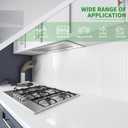 LONGKING 10-Sheet Bright White Peel and Stick Backsplash for Kitchen Wall, Kitchen Backsplash Wall Tile, Waterproof Back Splash Stick on Tiles for Bathroom