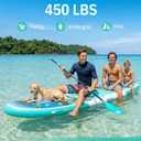 Niphean Instable Stand Up Paddle Board with Balanced Wing Design and SUP-Accessories,Anti-Slip EVA Deck,10'6 Inflatable Paddle Board for Adults &Youth of All Skill Level