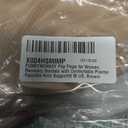 FUNKYMONKEY Flip Flops for Women, Recovery Sandals with Comfortable Plantar Fasciitis Arch Support (Brown)