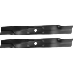 OCPTY High-Lift Blades 42 '' Mower Blades Fit for John Deere d105 d110 d125 d130 LT160 LA135 42 inch blades for John Deere AM137327, AM141032, M154061 2Pack