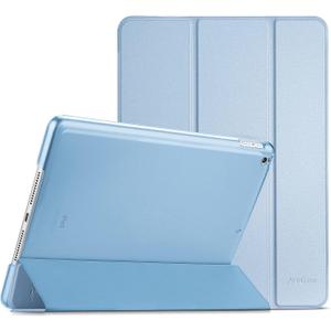 ProCase for iPad 9th/ 8th/ 7th Generation Case 10.2 Inch (2021/2020/2019 Release), 10.2 iPad Case 9th/ 8th/ 7th Gen Cover, Slim Smart Cover with Translucent Hard Shell Back -SkyBlue