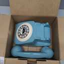 Sangyn Bluetooth Landline Phone with Handset and Speakerphone, Retro Bluetooth Home Phone, Classic Bluetooth Desk Phone, Cordless Bluetooth Telephone with USB Rechargeable, Blue