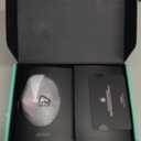 Nulea M501 Wireless Trackball Mouse, Rechargeable Ergonomic, Easy Thumb Control, Precise & Smooth Tracking, 3 Device Connection (Bluetooth or USB Receiver), Compatible for PC, Laptop, Mac, Windows. Black