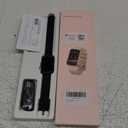 Fitness Tracker, Smart Watch for Women Men with 24/7 Heart Rate/Blood Pressure/Blood Oxygen Monitor,Sleep Tracker,Step & Calorie Counter, IP68 Waterproof Fitness Watches Compatible with Android&iPhone (Black)