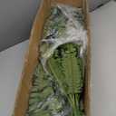 49 Artificial Ferns for Outdoors Planter, 128 Leaves per Fern, Set of 2, Large Lush Fake Boston Ferns Hanging Plants, UV Resistant Faux Greenery for Porch Patio Garden Home Decor Indoor Outdoor