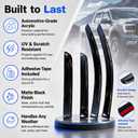 IG Window Visors Fit for 2018-2023 Honda Accord, Out-Channel Rain Guards Vent Wind Deflectors 4PC, Car Accessories for 18-23 Accord (Sedan Only)