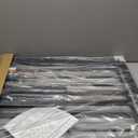 Cumbor 36" Extra Tall Baby Gate for Stairs, 29.7-40.6" Wide Dog Gate for Doorways, Pressure Mounted Auto-Close Pets Gates for Dogs Indoor, Durable Safety Child Gate, Mom's Choice Awards Winner, Black