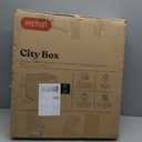 Keter City Outdoor Plastic Storage Box Garden Furniture 57.8 x 44 x 54.8 cm - Brown