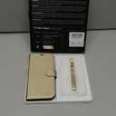 OCASE for iPhone 16 Pro Case Detachable Wallet Case with Card Holder, 2 in 1 Pu Leather Flip Folio with RFID Blocking Stand Wrist Strap Shockproof Phone Cover 6.3 Inch 2024, Gold