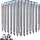 Rubber Golf Grips 13 Pack, Concise Fashion Design, Non-slip, Choose from 13 Grips Set or 13 Grips with Regripping Kit, Standard/Mid/Jumbo Size, RG02 Golf Club Grips
