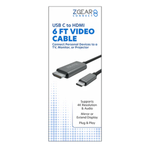 ZGear USB C to HDMI Video Cable