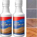 2Pcs Floor Restore for Wood Floors,Floor Restore Cleaner Spray,Floors Restorer Cleaner,3-in-1 Wood Floors Polish,Wood Floors Restorer for Hardwood Flooring Protection Agent for Shine Wood(150ml)