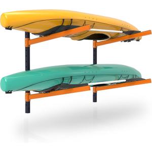Kayak Storage Rack, Wall Mount Kayak Racks for Indoor Outdoor Storage, Heavy Duty Adjustable Kayak Rack for Garage, Spacesaver