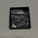 Aulumu A39 Geometric AirPods Pro 3 Case with Lock | Protective Cover with Nylon Buckle | Alloy Armour | Compatible with Apple AirPods Pro 3rd Generation Case (2025) - Black