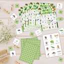 Insect Bingo Cards, Greenery Nature Bingo Cards for Adults, Bingo Games for Birthday Party Summer Outdoor Party Camping Party, 24 Players Party Activity Favor Decoration Supplies, 06