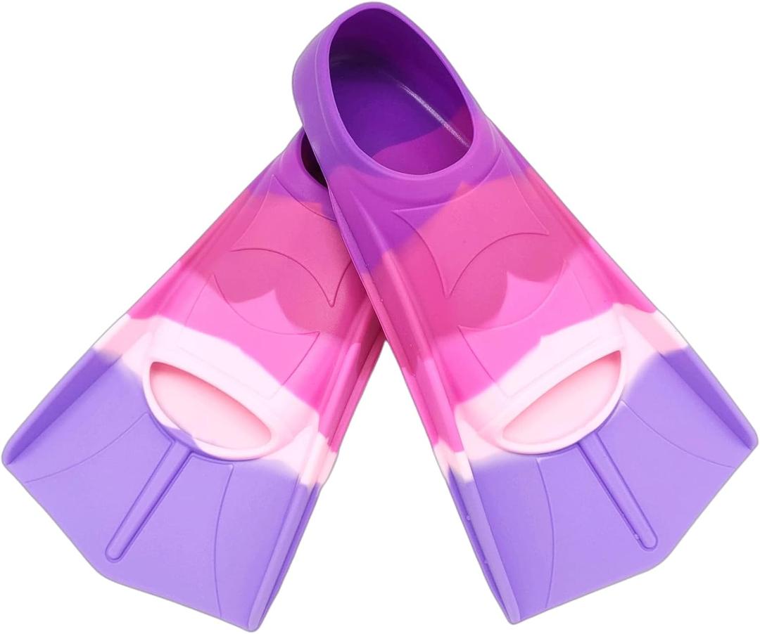 Swimming Training Fins,Comfortable Silicone Flippers for Swimming and Diving,Size Suitable Kids Girls Boys Adult (2XS ( US Kids 11.5-13 ), DC-SixColorful) Swimming Training Fins,Comfortable Silicone Flippers for Swimming and Diving,Size Suitable Kids Girls Boys Adult (2XS ( US Kids 11.5-13 ), DC-SixColorful)