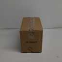 LE TAUCI French Onion Soup Bowls, 28 oz Ceramic Soup Crocks with Handles & Silicone Lids, Oven & Microwave Safe Containers for Meal Prep & Leftovers, Lead & Cadmium Free, Set of 4, White