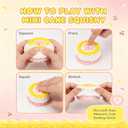 3 x Taba Cake Squishy, Ultra Soft Silicone, Cute Stress-Relief Squeeze Toy