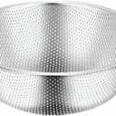 GREATLINK Food Pasta Colanders and Strainers for Kitchen Stainless Steel Collander, Kitchen Mesh Colander Large Metal Strainer for Pasta, Spaghetti, Berry, Veggies, Fruits, Noodles, Rice, Salads