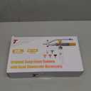 Tool Daily Foam Cannon Dual Connector, Mini Foam Cannon for Pressure Washer, 5 Power Washer Spray Nozzle Tips, 1/4 Inch Quick Connect