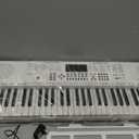 Vangoa Piano Keyboard for Beginners, VGK6101 61 Key Learning Keyboard Piano w/Lighted Keys, Electric Piano Keyboard with 600 Voices & 50 Demos, Stand/Microphone, USB, Record, Split for Students