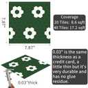 MORCART Peel and Stick Floor Tile, Vinyl Flooring Waterproof, DIY Flooring for Bathroom, Kitchen, Fireplace, Pet House, Stairs, Bedrooms, Wall(20PCS,7.87" x 7.87",Dark Green)