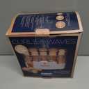 Conair Double Ceramic Hot Rollers for Long, Medium, and All Hair - Hair Curler - Hair Roller Clips Included - 1/2 inch, 3/4 inch, and 1 inch Rollers