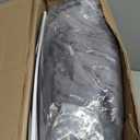 Heated Blanket Electric Throw - Soft Cozy Faux Fur Bubble Electric Blankets with 6 Time Settings, 8 Heating Levels, Fast Heating & Overheat Protection, Machine Washable (59" x 79", Gray)