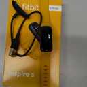 Fitbit Inspire 3 Health &-Fitness-Tracker with Stress Management, Workout Intensity, Sleep Tracking, 24/7 Heart Rate and more, Morning Glow/Black, One Size (S & L Bands Included)