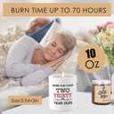 Funny 60th Birthday Gifts for Women, 10OZ 1965 60th Birthday Decorations Gift for Mom Wife Sister, Friend, Her, Him, 60 Year Old Turning Sixty Presents, Vanilla Cream Scented Candle